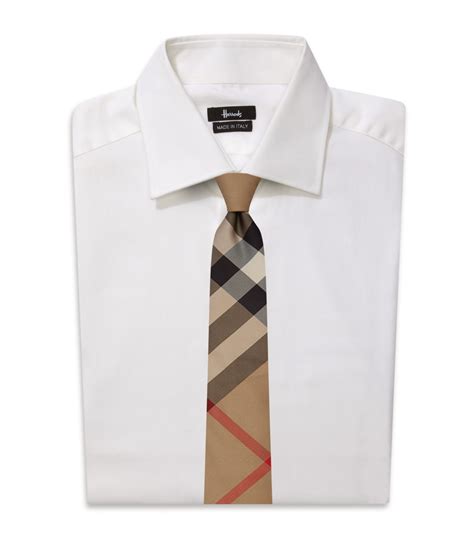 holt renfrew burberry tie|BURBERRY Classic Cut Check Silk Tie .